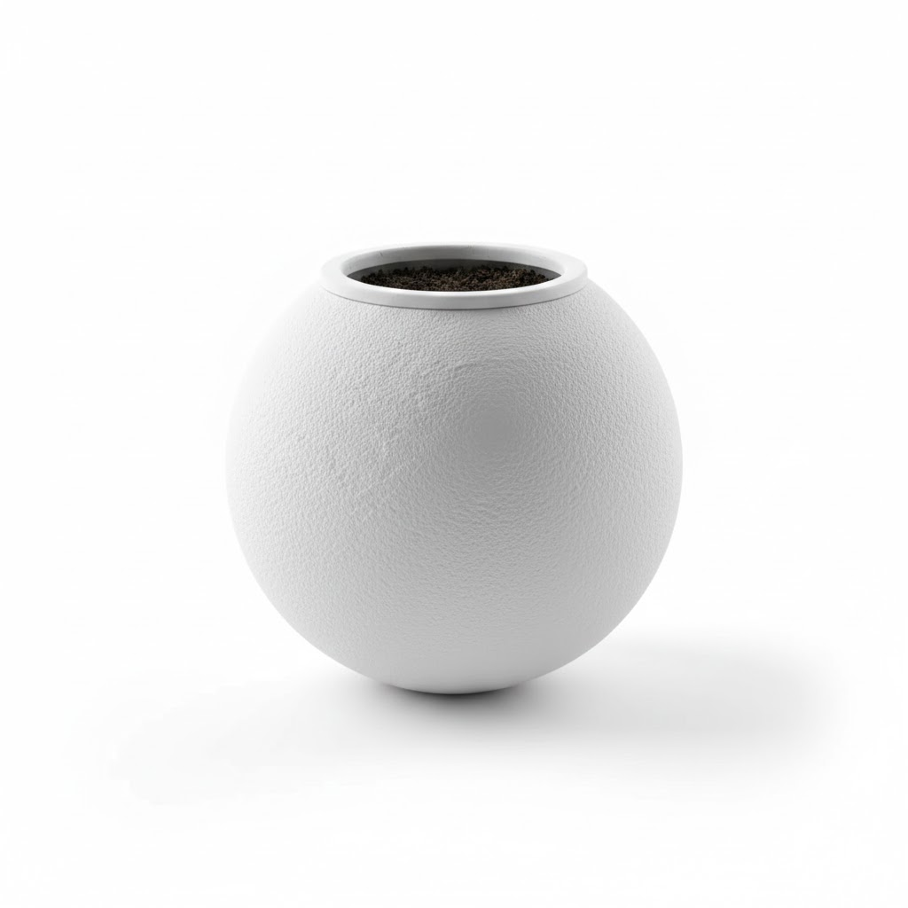 Lumé 구체 화분 3D 렌더 이미지